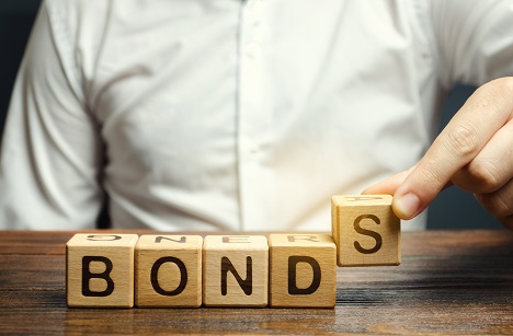 Wooden Blocks Depicting the Word Bonds