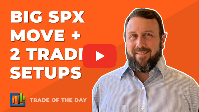 Big SPX Move + 2 Trade Setups