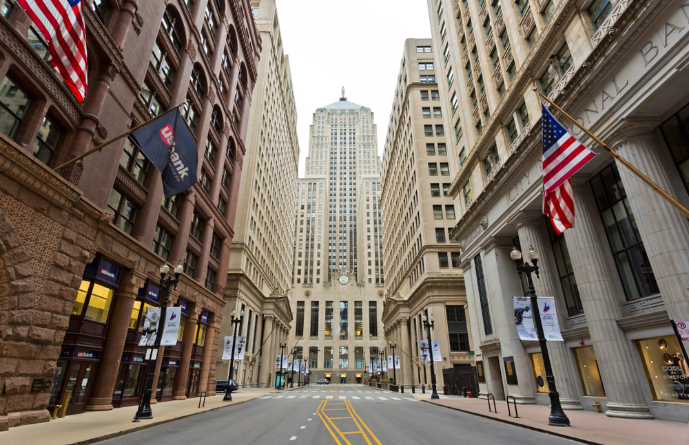 Board of Trade Building in Chicago