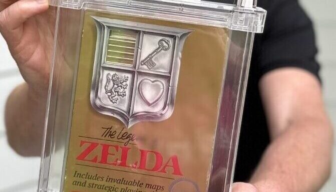 The Legend of Zelda Game Cartridge