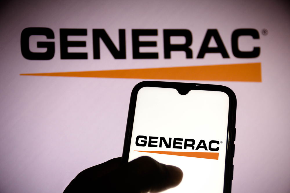 Image of a the Generac logo and a phone