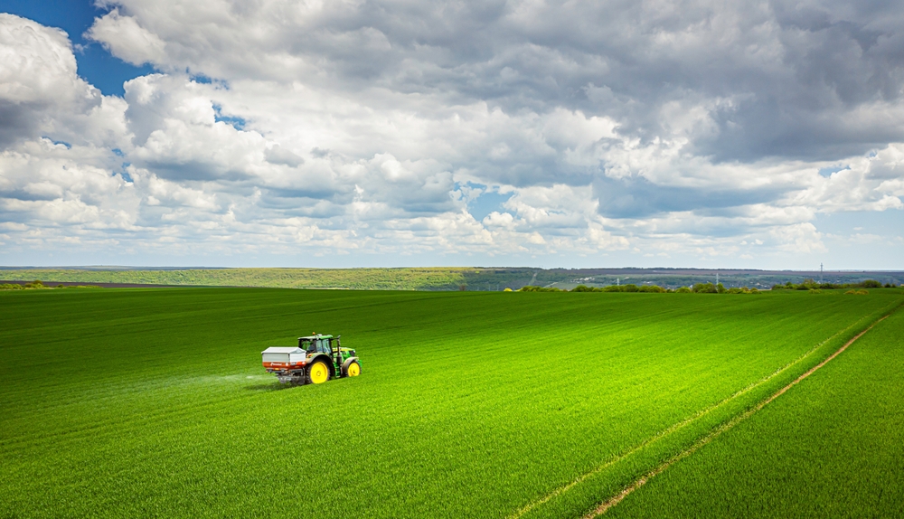 Image of a Tractor in a Field
