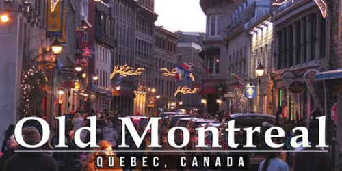 Old Montreal in Quebec, Canada