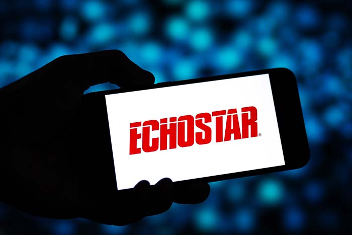 Echostar logo with phone